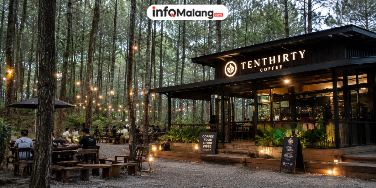 Tenthirty Coffee Kota Batu, Kafe di Tengah Hutan Pinus dengan Suasana Sejuk dan Menenangkan