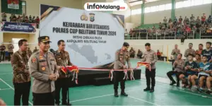 5 Fakta Turnamen Badminton Polres Cup Belitung Timur yang Resmi Dibuka