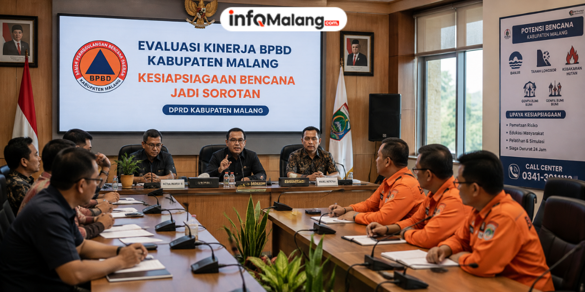 DPRD Kabupaten Malang Evaluasi Kinerja BPBD, Kesiapsiagaan Bencana Jadi Sorotan