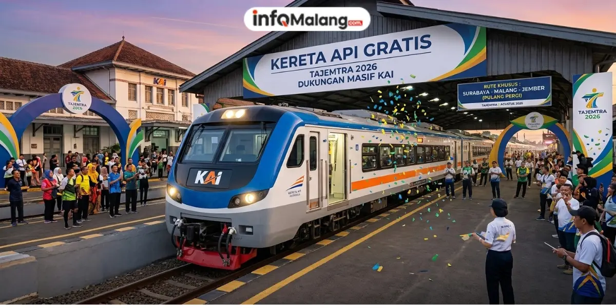KAI dan Tajemtra 2026 Dukungan Masif Lewat Fasilitas 1 Rute Khusus Kereta Api Gratis