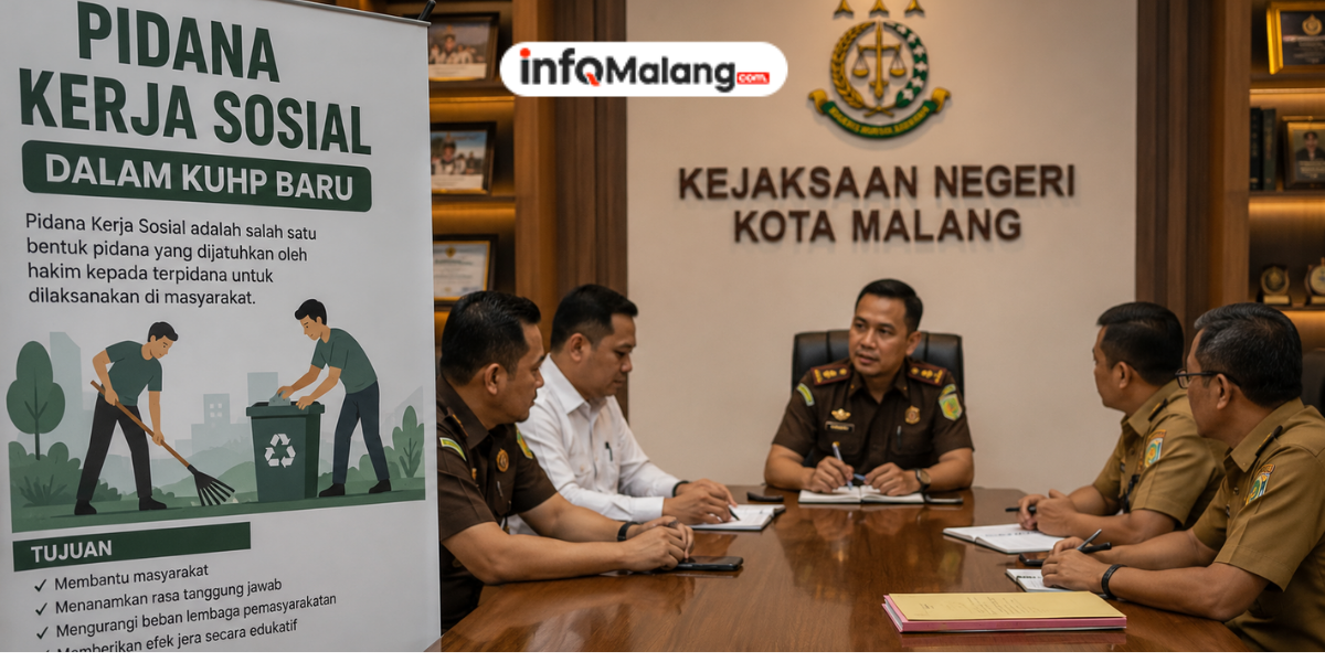 Kejari Kota Malang Siapkan Penerapan Pidana Kerja Sosial, Aturan Teknis Masih Dinanti