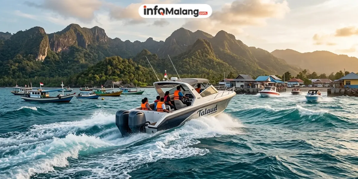 Menembus Gelombang, Speedboat Hadir Sebagai 1 Akses Utama Masuk Wilayah Talaud