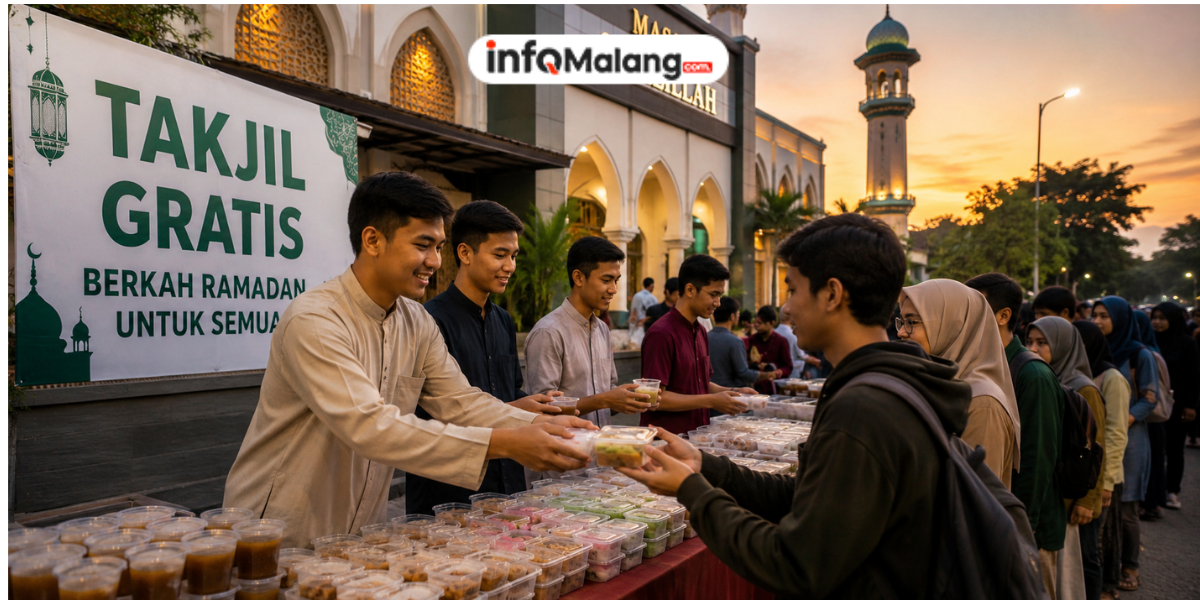 5 Masjid di Lowokwaru yang Selalu Menyediakan Takjil Gratis untuk Jemaah