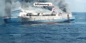 Kebakaran Kapal Mutiara Sentosa 2 di Sumenep, 5 Orang Tewas dan 41 Penumpang Hilang