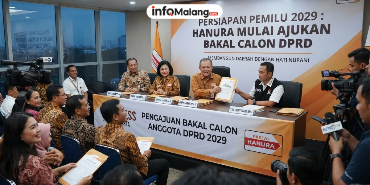 Persiapan Pemilu 2029, Hanura Mulai Ajukan Bakal Calon DPRD
