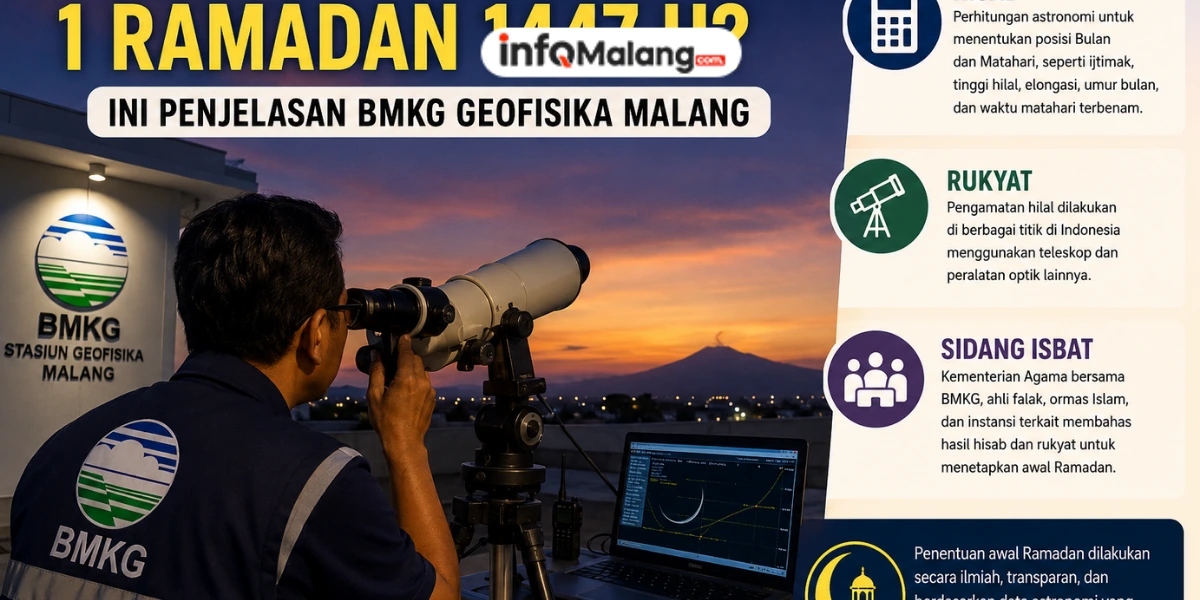 Penentuan 1 Ramadan 1447 H Ini Penjelasan BMKG Geofisika Malang