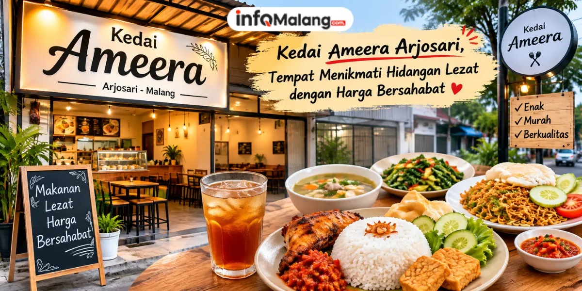 Kedai Ameera Arjosari, Tempat Menikmati Hidangan Lezat dengan Harga Bersahabat