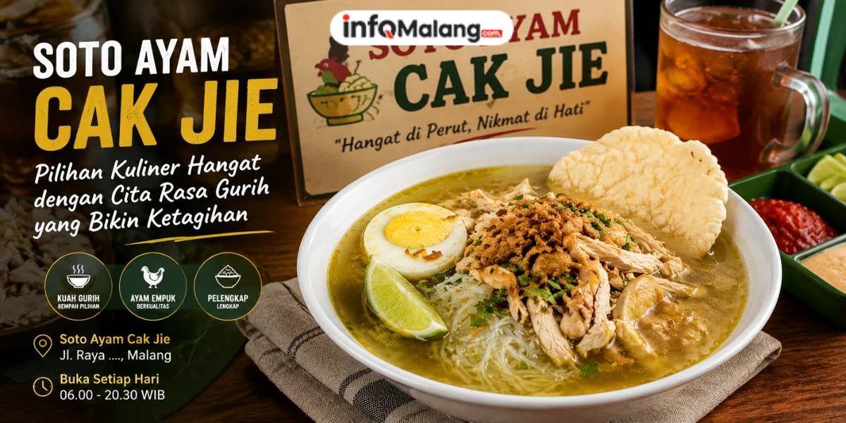 Soto Ayam Cak Jie, Pilihan Kuliner Hangat dengan Cita Rasa Gurih yang Bikin Ketagihan