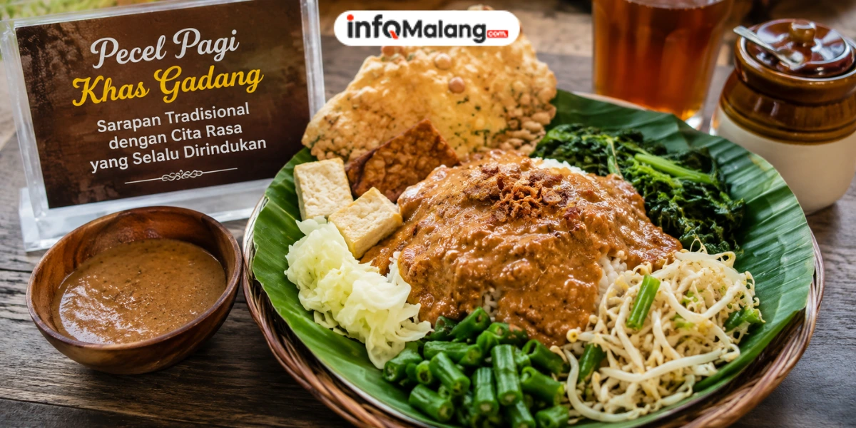 Pecel Pagi Khas Gadang, Sarapan Tradisional dengan Cita Rasa yang Selalu Dirindukan