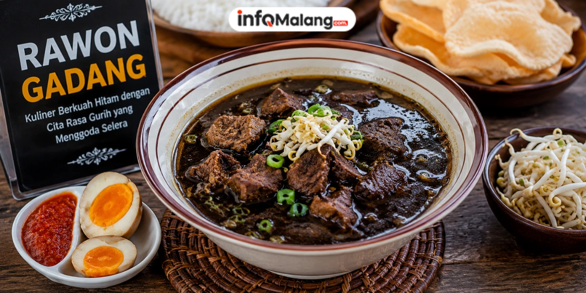 Rawon Gadang, Kuliner Berkuah Hitam dengan Cita Rasa Gurih yang Menggoda Selera