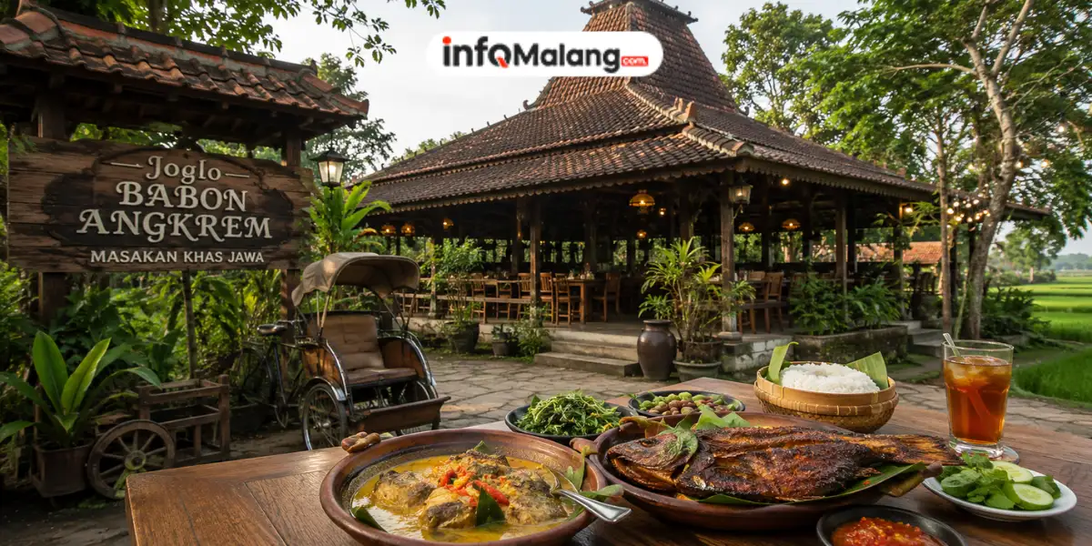 Joglo Babon Angkrem, Tempat Menyantap Kuliner Lezat dengan Nuansa Tradisional