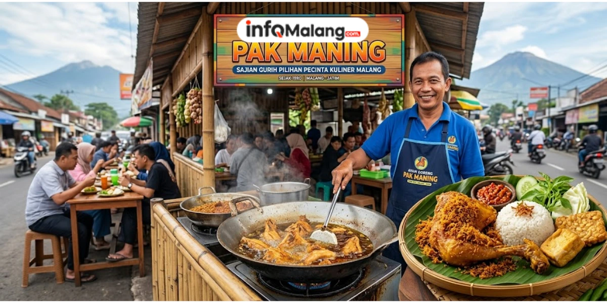 Ayam Goreng Pak Maning, Sajian Gurih yang Jadi Pilihan Pecinta Kuliner Malang