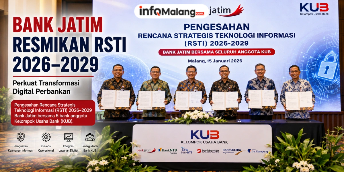 Bank Jatim Resmikan RSTI 2026–2029, Perkuat Transformasi Digital Perbankan