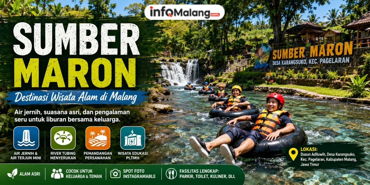 Sumber Maron, Destinasi Wisata Alam di Malang dengan Air Jernih dan Suasana Asri