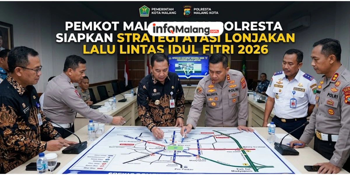 Pemkot Malang dan Polresta Siapkan Strategi Atasi Lonjakan Lalu Lintas Idul Fitri 2026