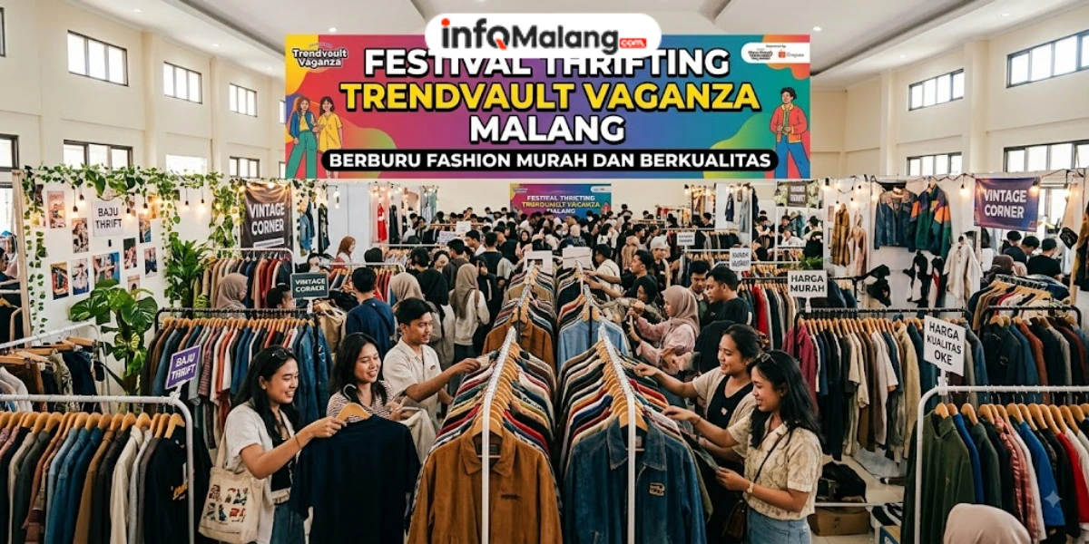 Festival Thrifting Trendvault Vaganza di Malang, Berburu Fashion Murah dan Berkualitas