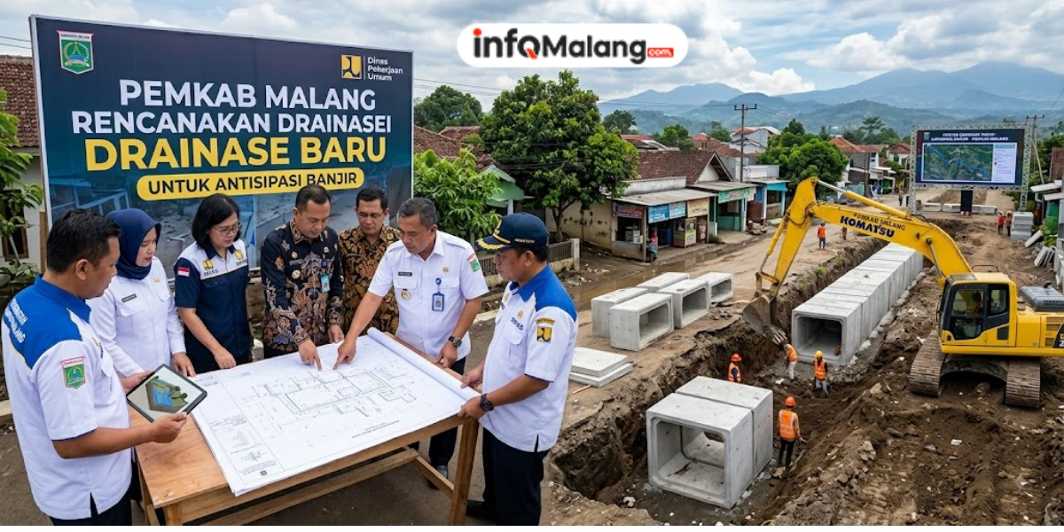 Pemkab Malang Rencanakan Drainase Baru untuk Antisipasi Banjir