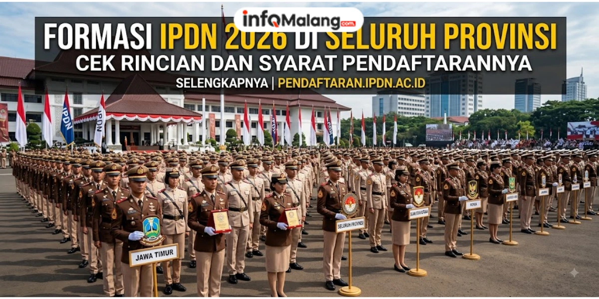Formasi IPDN 2026 di Seluruh Provinsi, Cek Rincian dan Syarat Pendaftarannya