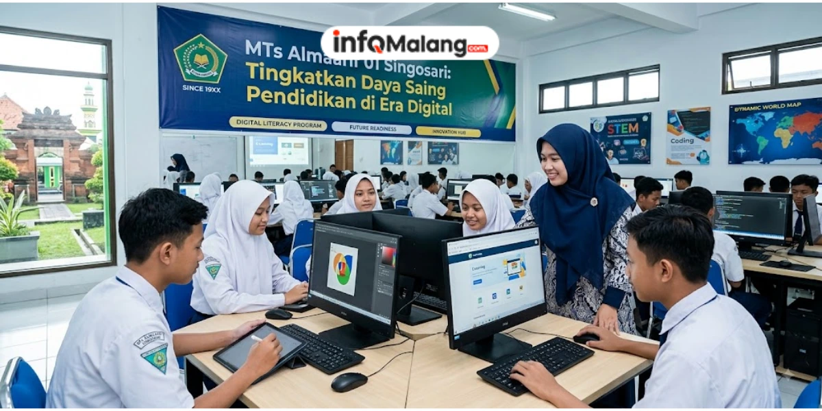 MTs Almaarif 01 Singosari Tingkatkan Daya Saing Pendidikan di Era Digital