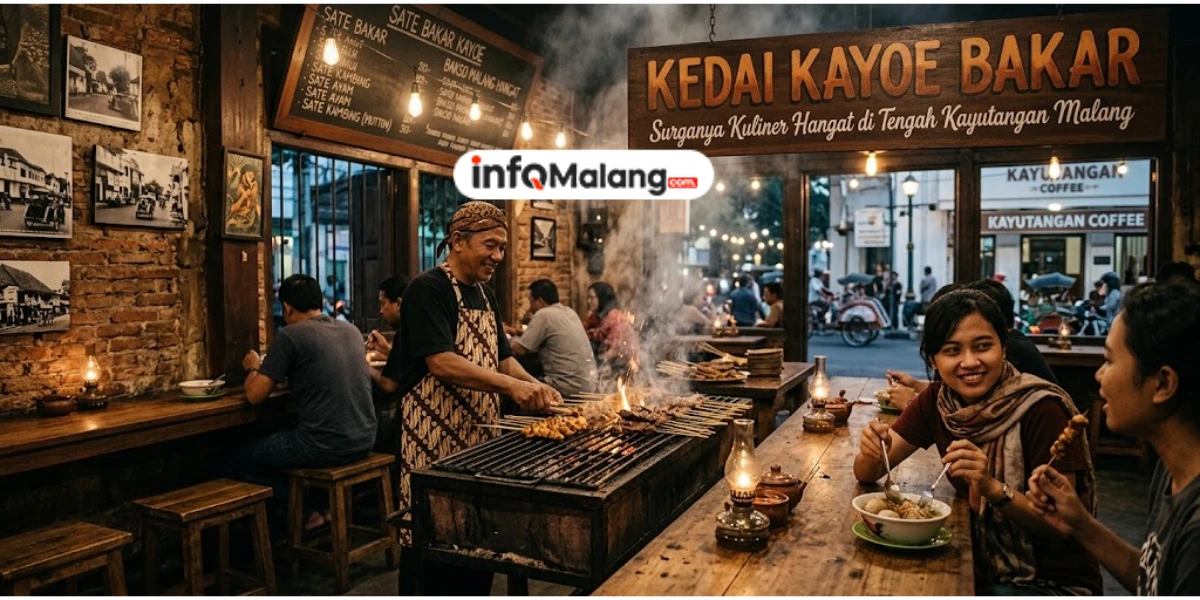 Kedai Kayoe Bakar, Surganya Kuliner Hangat di Tengah Kayutangan Malang