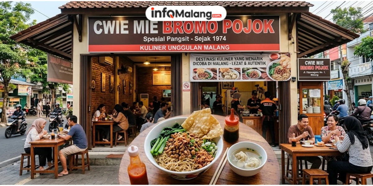 Cwie Mie Bromo Pojok, Destinasi Kuliner yang Menarik Dicoba di Malang