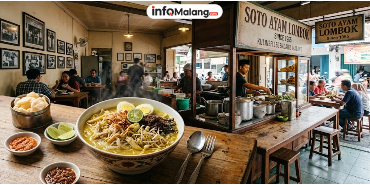 Soto Ayam Lombok, Jejak Kuliner Legendaris Malang yang Bertahan Sejak 1955