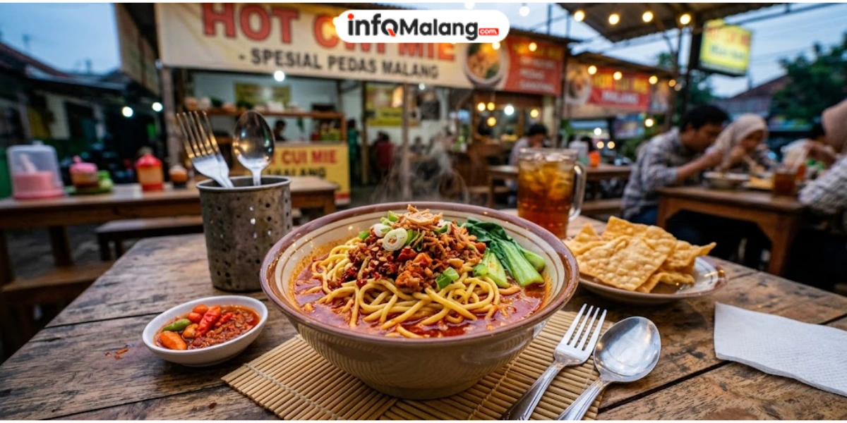 Hot Cui Mie, Sajian Cwie Mie Khas Malang dengan Sensasi Saus Pedas