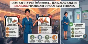 Demi Safety Penerbangan, 2 Jenis Alas Kaki Ini Dilarang Pramugari Dipakai Saat Terbang