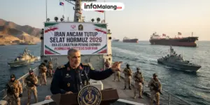 Iran Ancam Tutup Selat Hormuz 2026 Jika AS Lanjutkan Perang Ekonomi