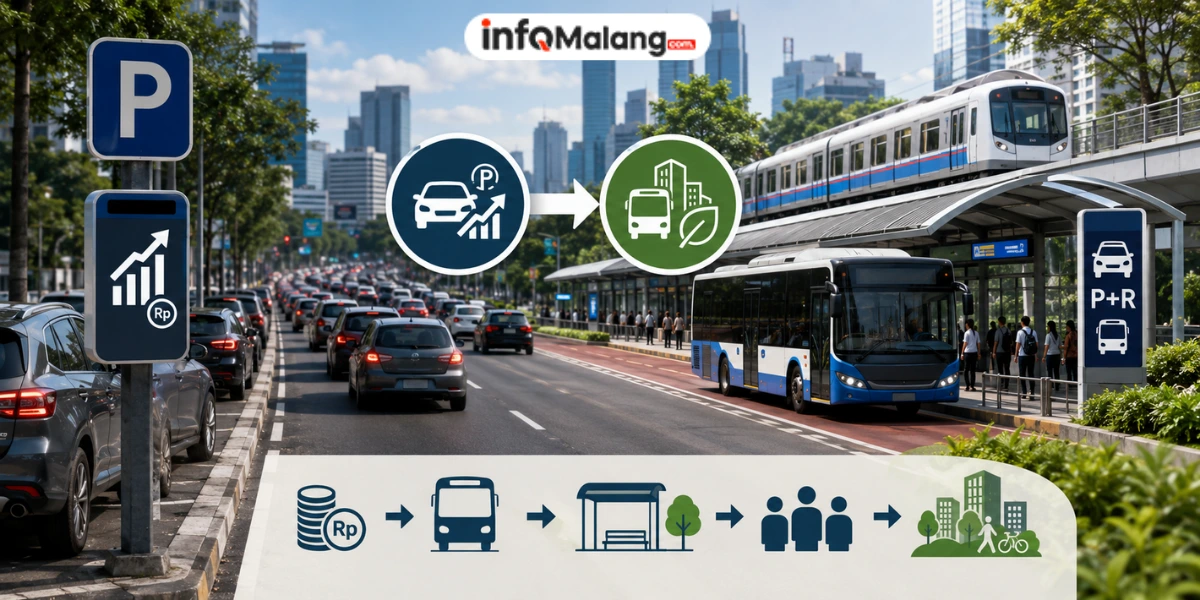 Solusi Kemacetan Kota, Kenaikan Tarif Parkir Dorong 2 Langkah Penguatan Transportasi Umum