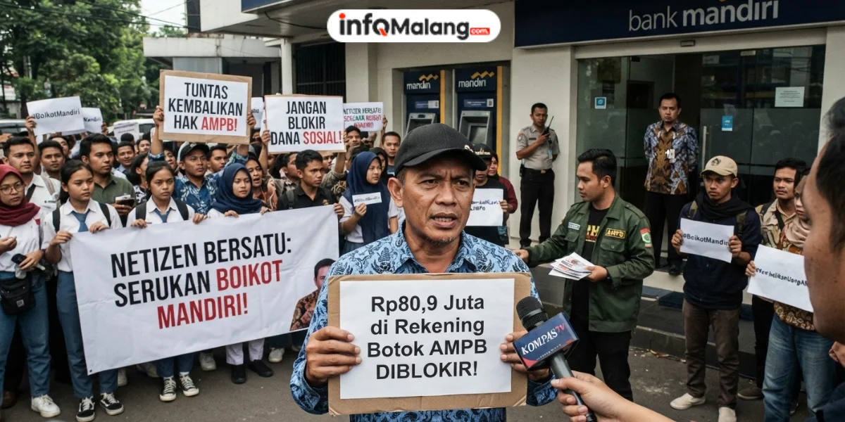 Rp80,9 Juta di Rekening Botok AMPB Diblokir, Netizen Serukan Boikot Mandiri