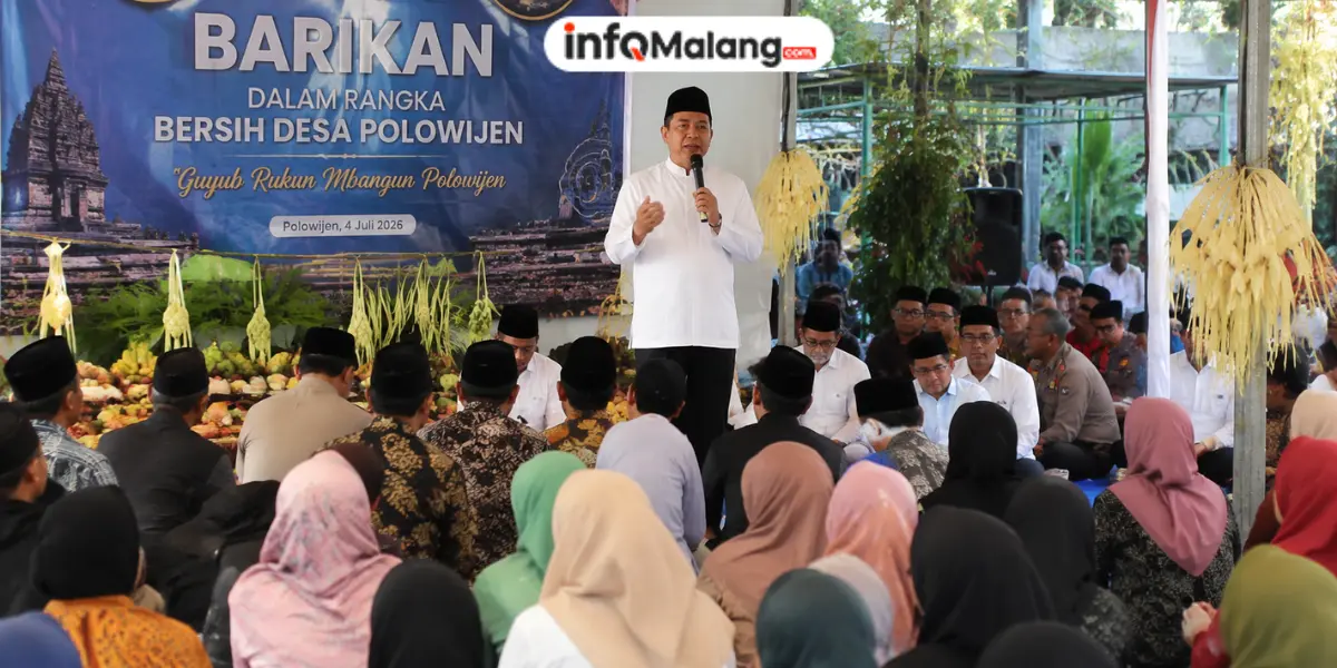 Hadiri Barikan, Wali Kota Malang Ajak Warga Perkuat Semangat Gotong Royong