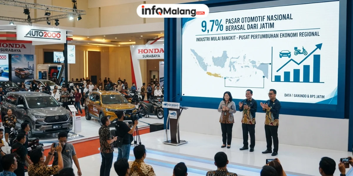 9,7% Pasar Otomotif Nasional Berasal dari Jatim, Industri Mulai Bangkit