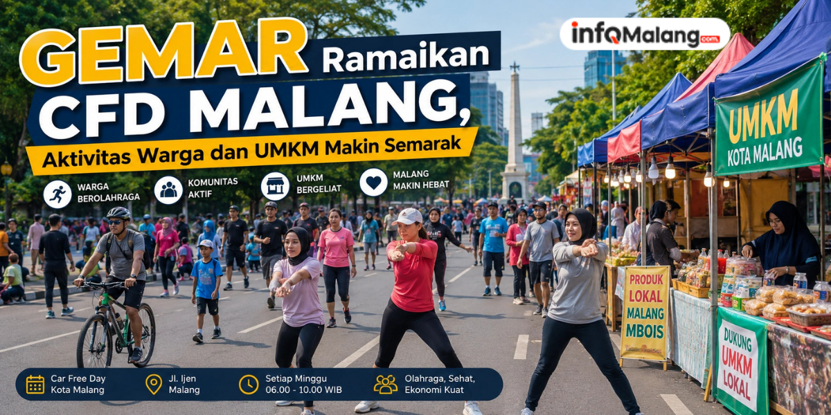 GEMAR Ramaikan CFD Malang, Aktivitas Warga dan UMKM Makin Semarak
