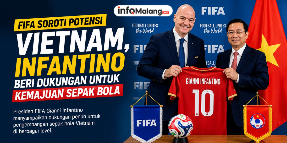 FIFA Soroti Potensi Vietnam, Infantino Beri Dukungan untuk Kemajuan Sepak Bola