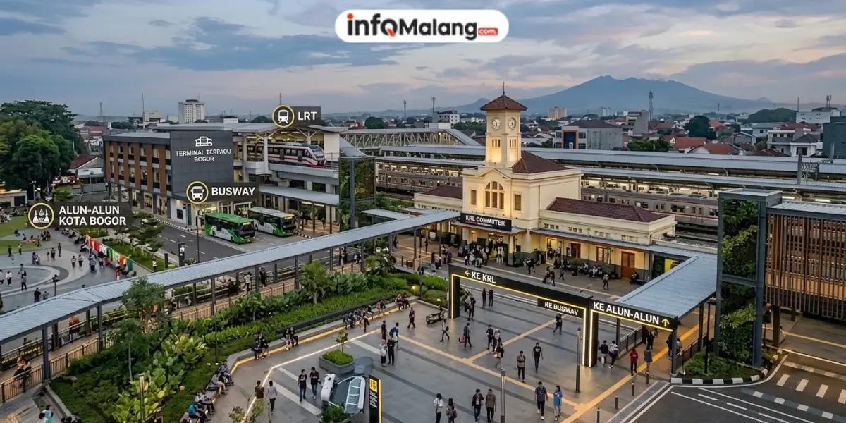 Stasiun Bogor Berubah Total Jadi Kawasan Transportasi Terpadu Target September 2026