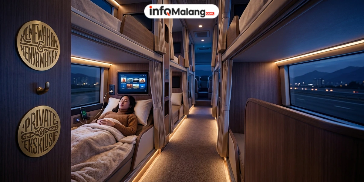 Sensasi Kemewahan Sleeper Bus Bandung Malang Cek 3 PO Terbaik dan Estimasi Tarif Perjalanan Malam