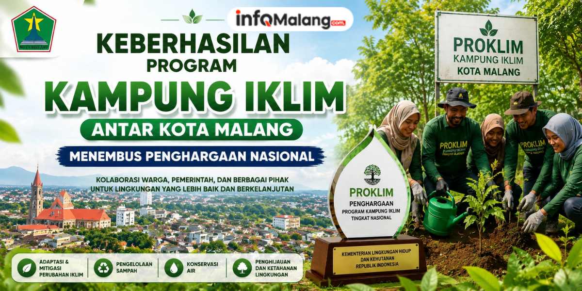 Keberhasilan Program Kampung Iklim Antar Kota Malang Menembus Penghargaan Nasional
