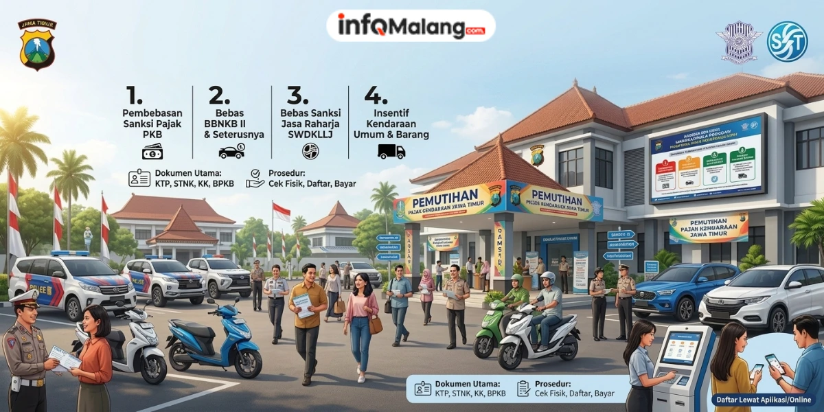 Manfaatkan 4 Program Pemutihan Pajak Kendaraan Jawa Timur Lengkap Syarat dan Cara Daftar