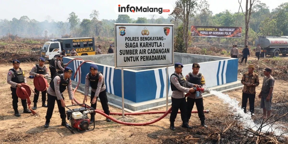 3 Langkah Polres Bengkayang Siapkan Sumber Air untuk Hadapi Karhutla