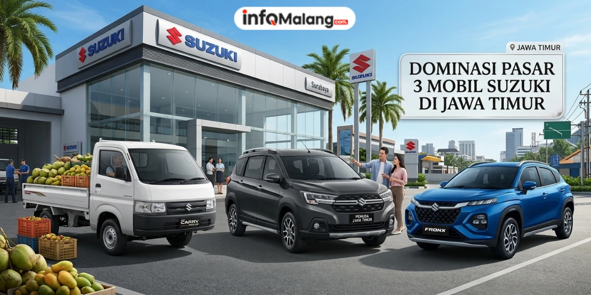 Dominasi Pasar 3 Mobil Suzuki Ini Jadi Tulang Punggung Penjualan di Jawa Timur