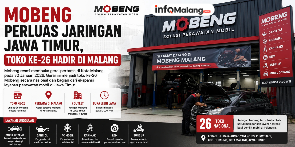 Mobeng Perluas Jaringan Jawa Timur, Resmikan Toko ke-26 di Malang