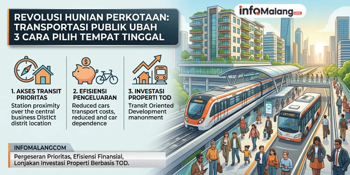 Revolusi Hunian Perkotaan Transportasi Publik Ubah 3 Cara Masyarakat Memilih Tempat Tinggal