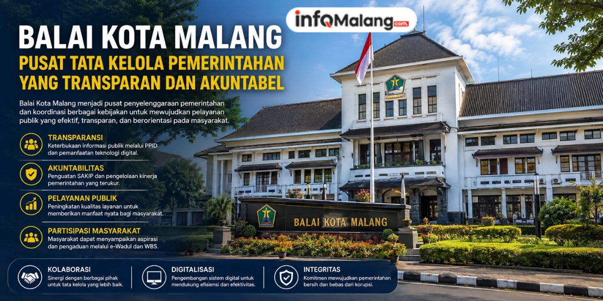 Balai Kota Malang dalam Sistem Tata Kelola Pemerintahan yang Transparan dan Akuntabel