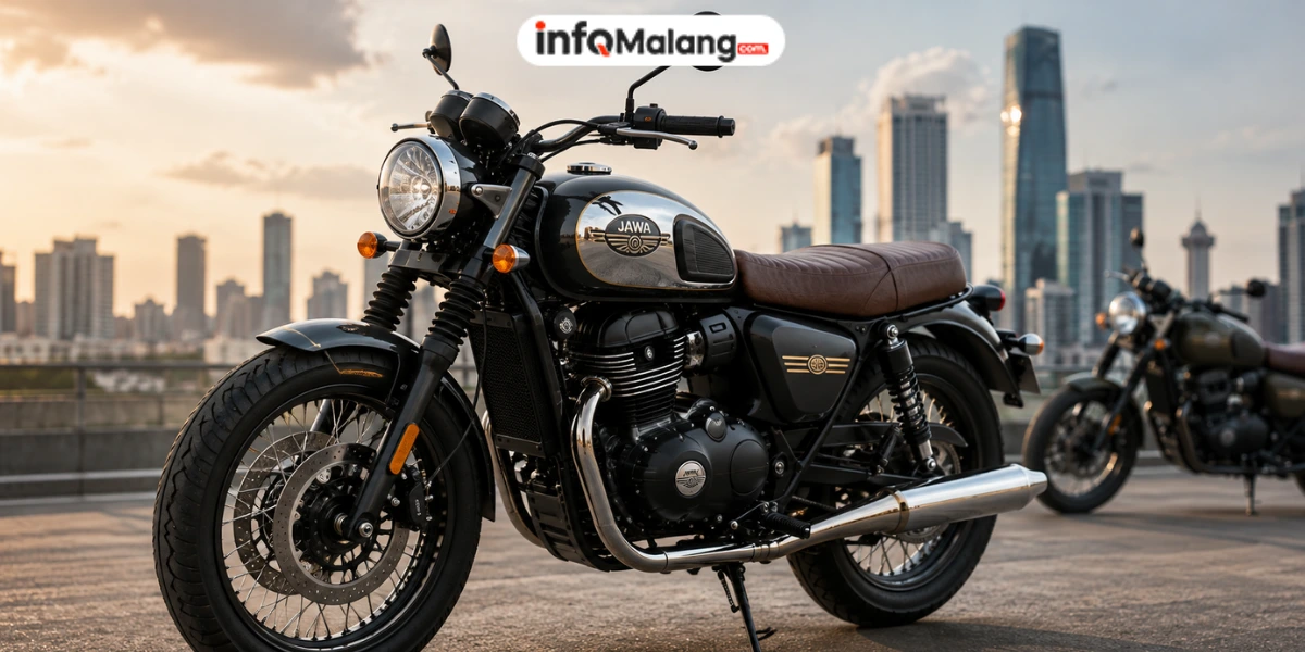 Guncang Pasar Retro Motor Jawa Baru Siap Ancam Royal Enfield Hanya Rp.30 Jutaan