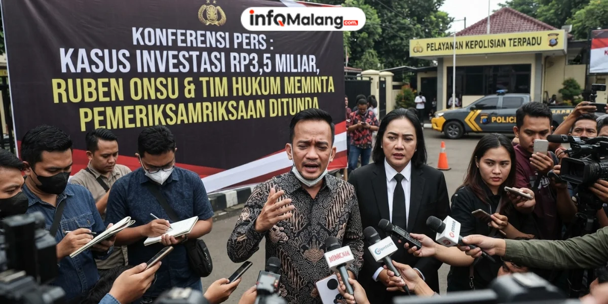 Kasus Investasi Rp3,5 Miliar, Ruben Onsu Minta Pemeriksaan Ditunda