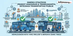 Pemkot Makassar Buka 1 Peluang Sukses Kembangkan Transportasi Bersama Transjakarta
