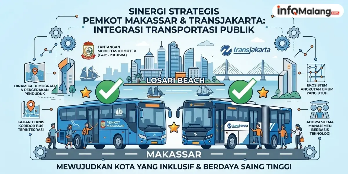 Pemkot Makassar Buka 1 Peluang Sukses Kembangkan Transportasi Bersama Transjakarta