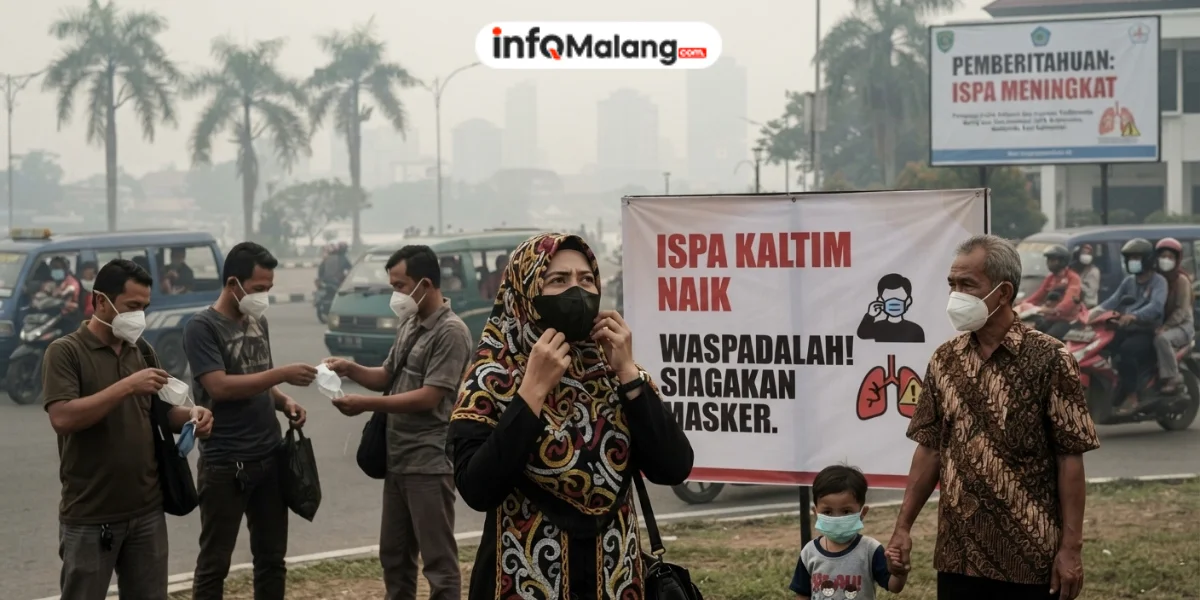 ISPA Kaltim Naik hingga 20 Persen, Warga Diminta Siagakan Masker