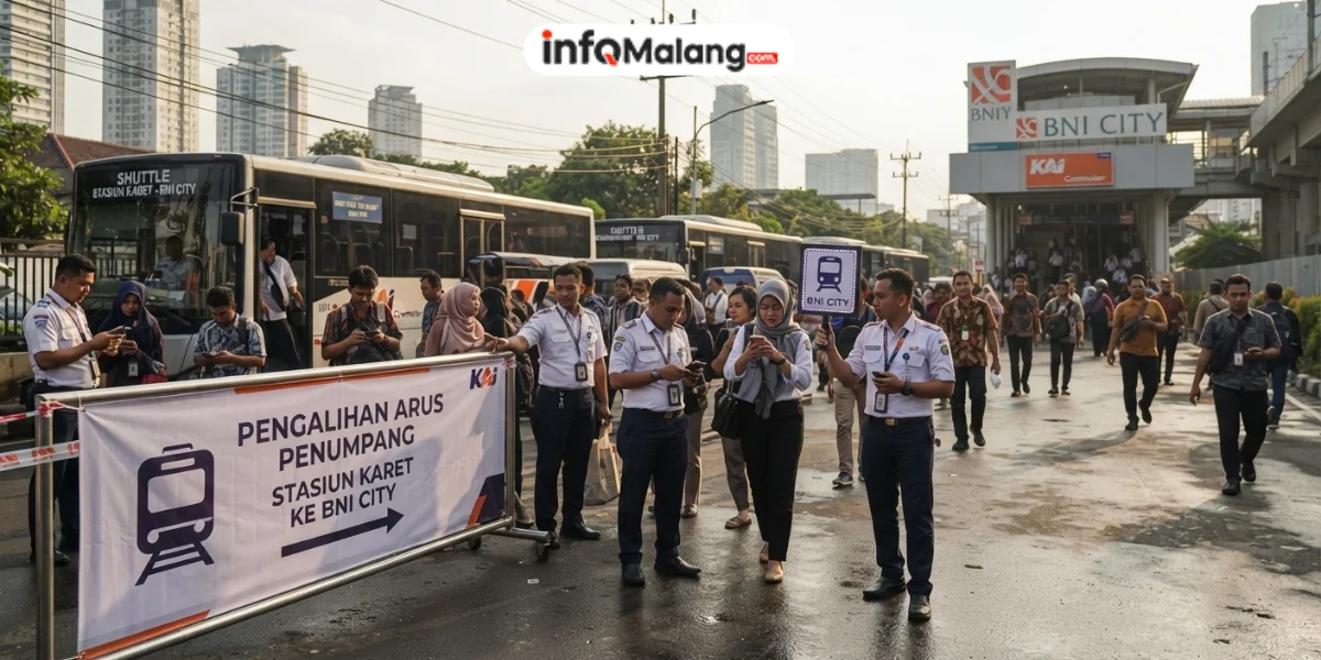 Mulai 1 September, Penumpang Stasiun Karet Dialihkan ke BNI City